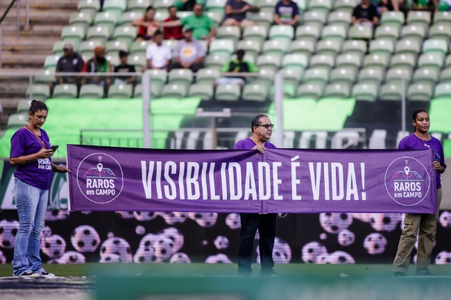 Clássico entre Cruzeiro e Atlético promove conscientização sobre doenças raras