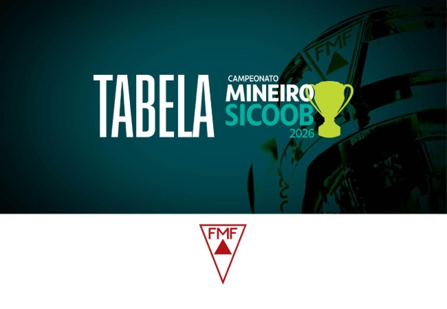 FMF divulga tabela do Campeonato Mineiro Sicoob 2026